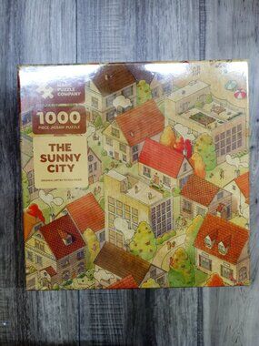 Magic Puzzle Company The Sunny City 1000 piece jigsaw puzzle NEW 28''x21''